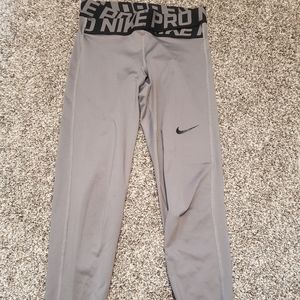 Grey Nike pro leggings